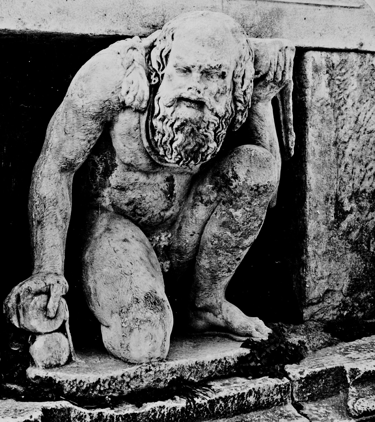 The Crouching Silenus, Stage of Theatre of Dionysus, Athens, Greece